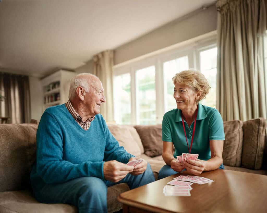 Carer gives companionship