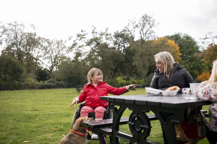 Lunch In The Park With Family